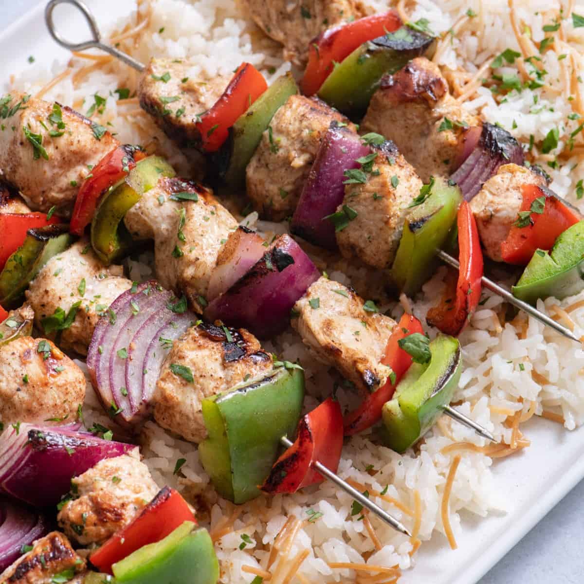 Deconstructed Chicken Kabob Meal (Medium)