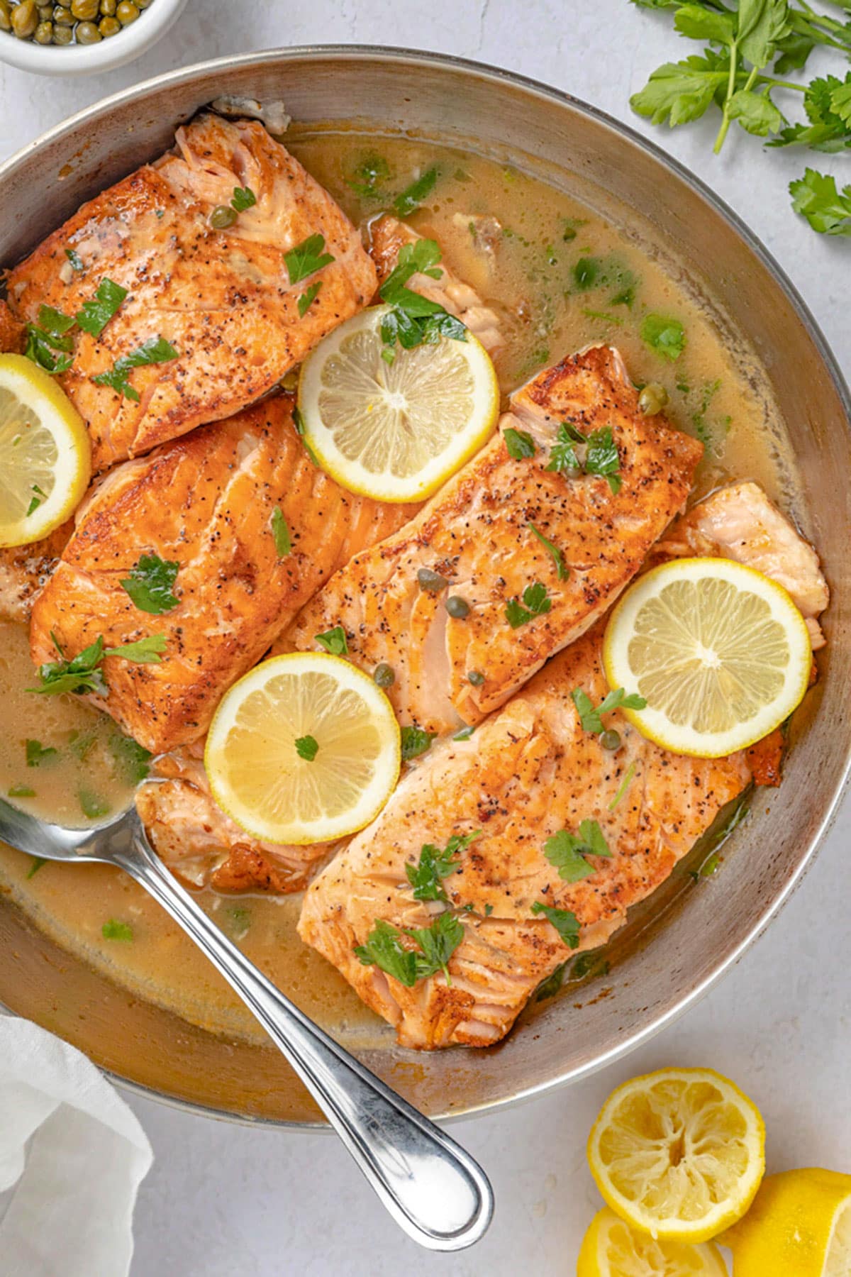 Salmon Piccata Meal (Small)