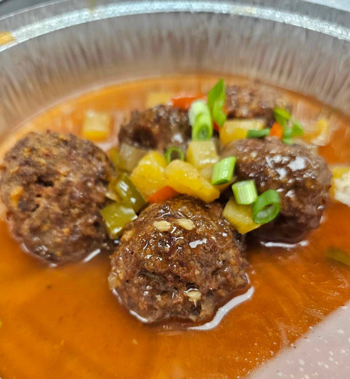 Sweet n Sour Meatballs Meal (Small)