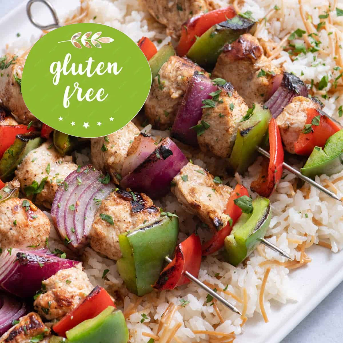 GLUTEN FREE Deconstructed Chicken Kabob Meal (Medium)