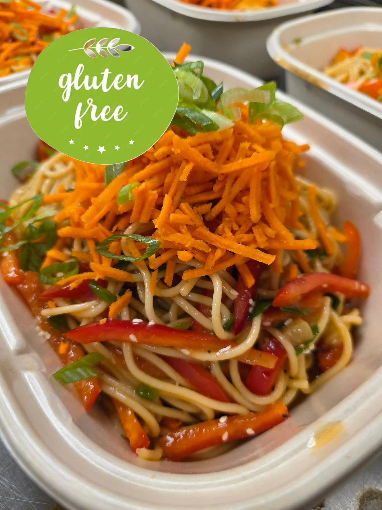 GLUTEN FREE Asian Noodles w/ Chicken Meal (Medium)