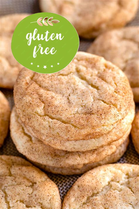 GLUTEN FREE Snickerdoodle Cookies
